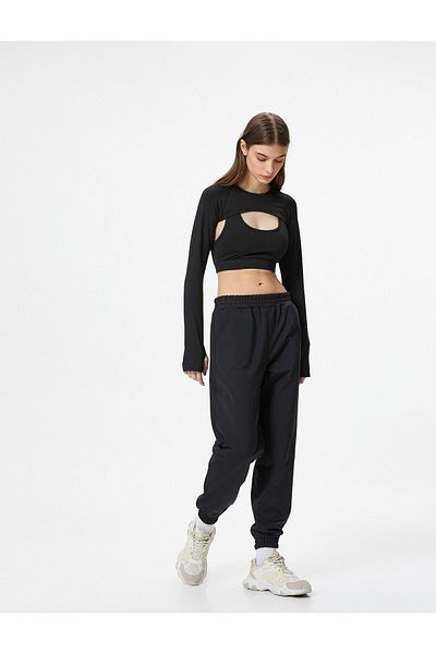 Koton Sports Jogger Sweatpants Άνετη εφαρμογή με τσέπη