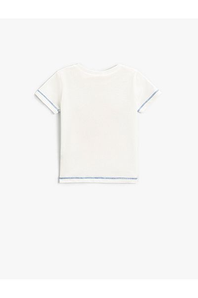 Koton Printed Short Sleeve T-Shirt Cotton