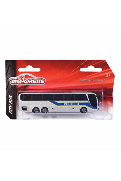 Majorette 212053159 Man Şehir Otobüsü Gri Renk Polis