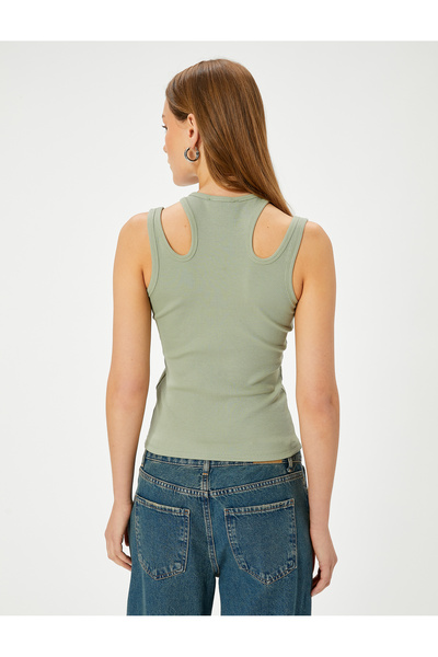 Koton Corded Athlete Window Detailed Corded Cotton Standard Cut