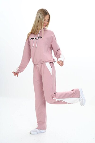 Pantulux Παιδικό 100% βαμβακερό 2 κλωστές χτενισμένο ύφασμα με κουκούλα φόρμα-179