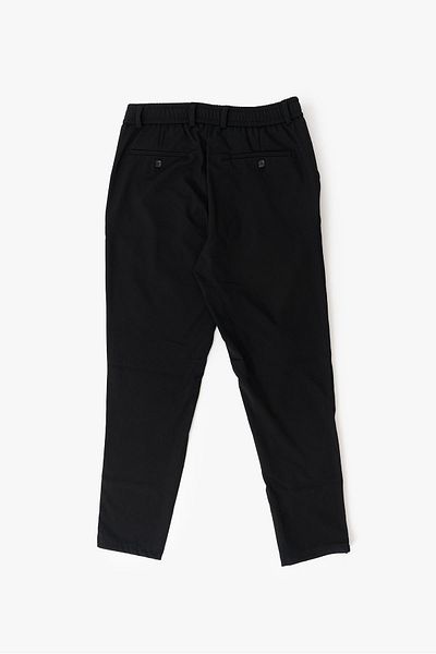DAHA Pantaloni negri pentru bărbați, cu buzunare laterale, cu șireturi, talie elastică, centură 969 Jogger