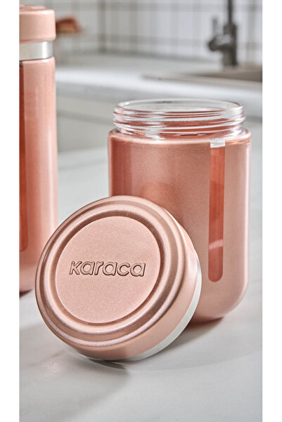 Karaca Mastermaid Kavanoz/Saklama Kabı Set Rosegold