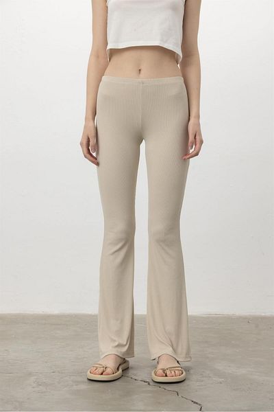 TUBİA Camisole Flared Trousers Without Pockets