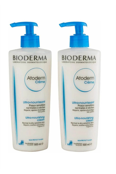 Bioderma Atoderm Çok Kuru Ciltler Için Nemlendirici Krem 500 ml 2 Adet