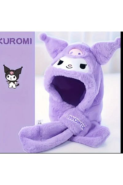 3b kids Шал и барета Kuromi за деца 8-15 години