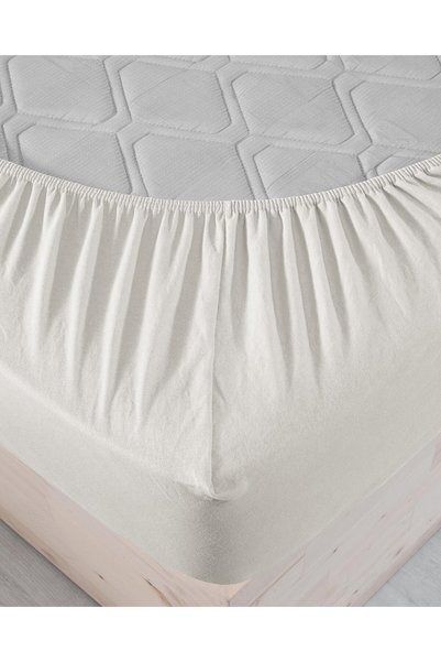 COTTONMANIA Vevv 202 - ملاءة جاهزة مصنوعة من القطن الخالص بنسبة 100% مقاس 100x200 سم