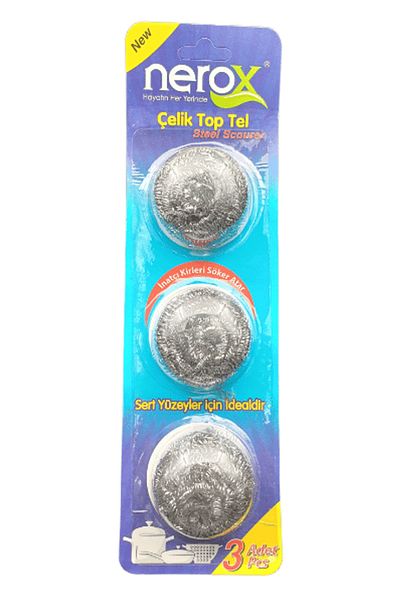 sedustore Nerox Triple Blister - Steel Ball Wire Scrubbing Wire