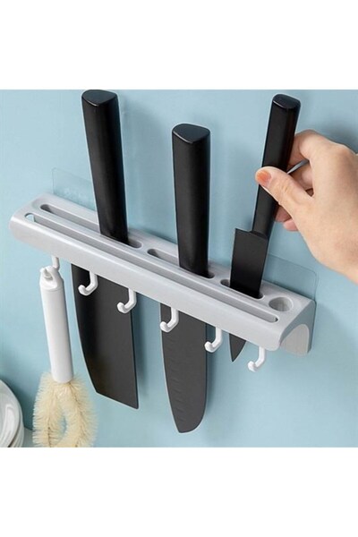 Buffer ® Pratik Çoklu Bıçak Askısı Mutfak Bıçak Düzenleyici Organizer Dayanıklı Bıçaklık