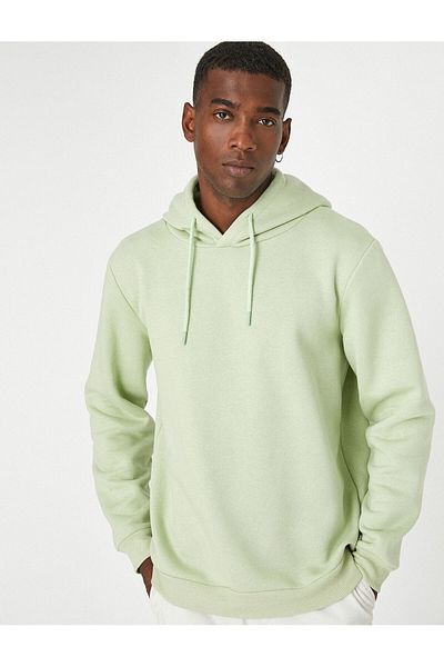 Koton Basic-Sweatshirt mit Kapuze