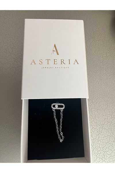 Asteria Jewelry Mess Chain Single Earrings