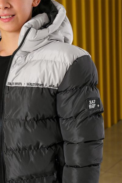 Zaziko Kids Boy's Hooded Double Color Puffer Coat Km.0027-Z