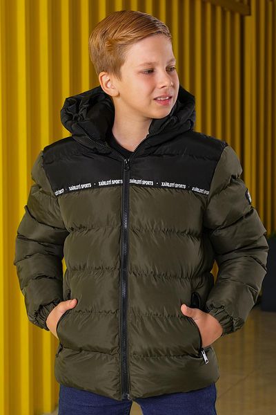 Zaziko Kids Boy's Hooded Double Color Puffer Coat Km.0027-Z