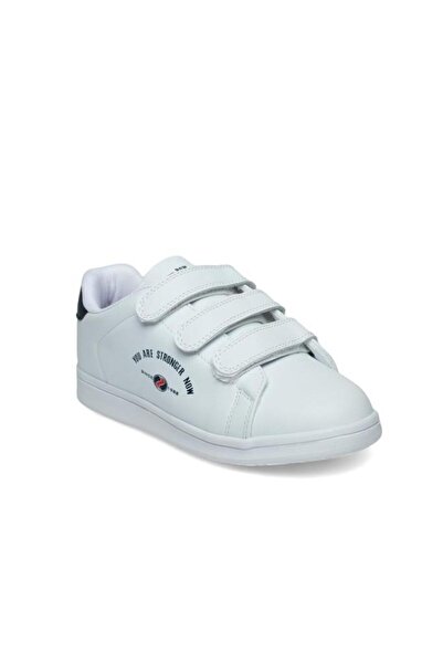 Row Milena 037-24 Δερμάτινο Γυναικείο Sneaker με Velcro