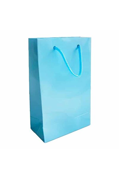 TATLI GÜNLER 17x14  Karton Çanta Mavi