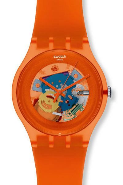 Swatch ORANGISH LACQUERED