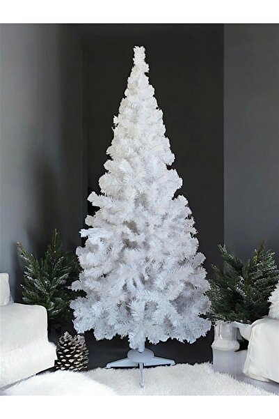 Showparty Yılbaşı Çam Ağacı Beyaz 180 Cm 355 Dallı