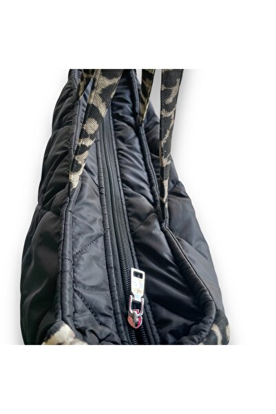 DDZ Kapitone, Leopar Detaylı Rahat Çanta