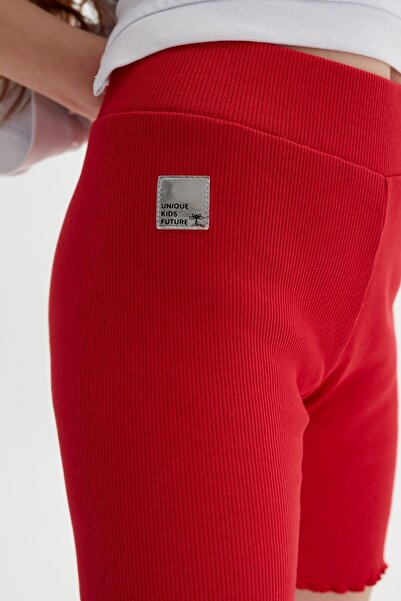 Tyess Bg Store Girl's Red Tights 23Ss0Tj4217