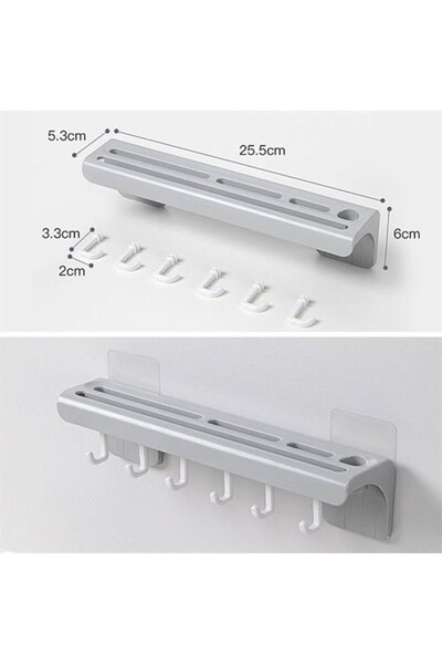 Buffer ® Pratik Çoklu Bıçak Askısı Mutfak Bıçak Düzenleyici Organizer Dayanıklı Bıçaklık