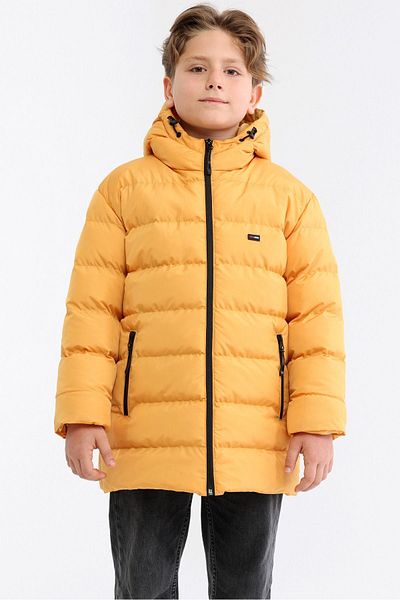 QAWWA Boy's Windproof Thick Fiber Filled Winter Hooded Coat