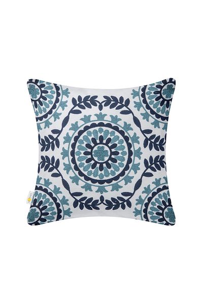 Donetella 1- Piece Modern 45x45 Throw Pillow Cover - Decorative Covers for Cushions, Filling Not Included