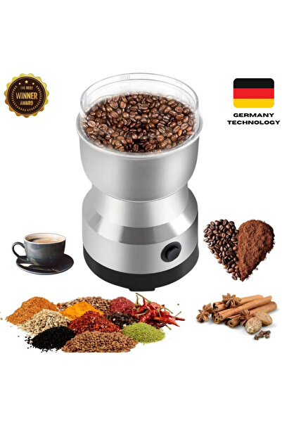 TrendyLux 4 Bıçaklı 350w Kahve Çekirdeği, Baharat Ve Bakliyat Çeşitleri Öğütücü Elektirikli Değirmeni