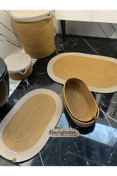 naylişhome Covoraș 60x100cm - 45x40cm Dirty, 25x15cm Coș de machiaj, organiza...