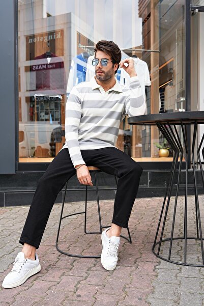 Figo Long Sleeve Collared Sweat