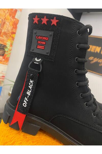 Sedef Postal Bot OFF-BLACK