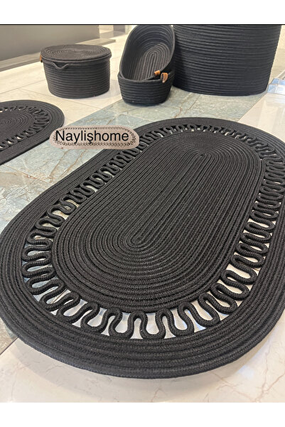 naylişhome ممسحة مقاس 60 × 100 سم - 45 × 40 سم متسخة، سلة مكياج مقاس 25 × 15 ...