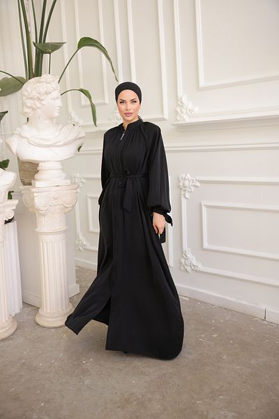 Nissra Ankanoor Μαύρος γιακάς δικαστής με ζώνη Ferace Anka 255035