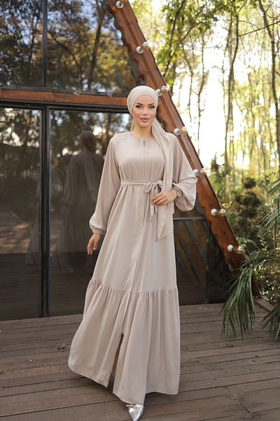 Nissra Ankanoor Ανοιχτό Μπεζ Κρυφό Πατιλέτα Ferace Anka 255020