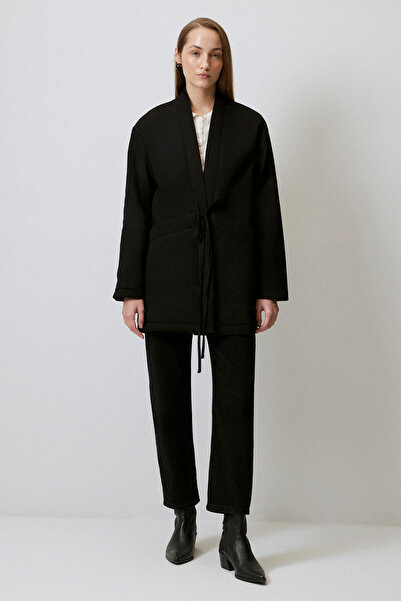Touché Privé Wide Pocket Gabardin Coat