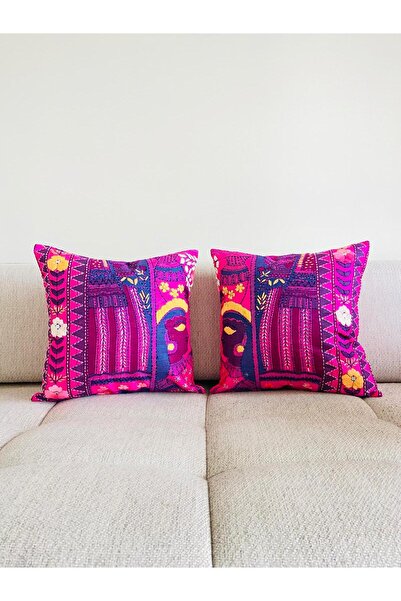 TheBohoHomeDecor Canlı  - Pocahontas Dekoratif Kırlent | Original Hint Ipeği ...