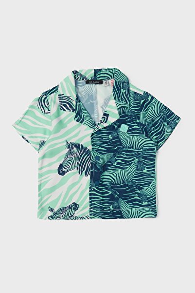 GB Baby BG Store قميص منقوش للأطفال الرضع