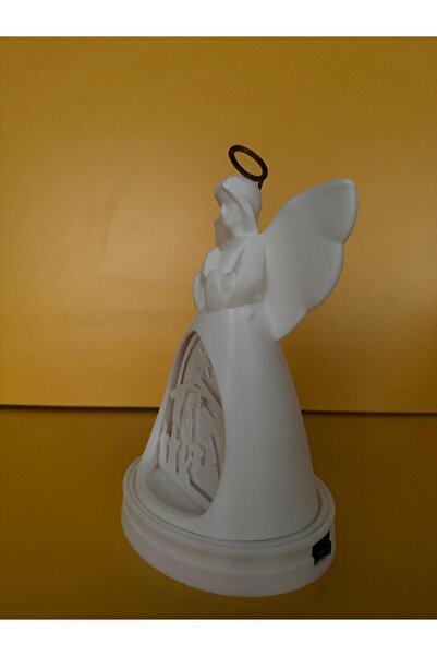 Hismet Farklı Işık Renklerinde Melek Figürlü Gece Lambası