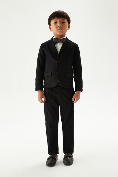 Nebbati Pantaloni negri pentru băiat Bg Store 23fw0nb3226