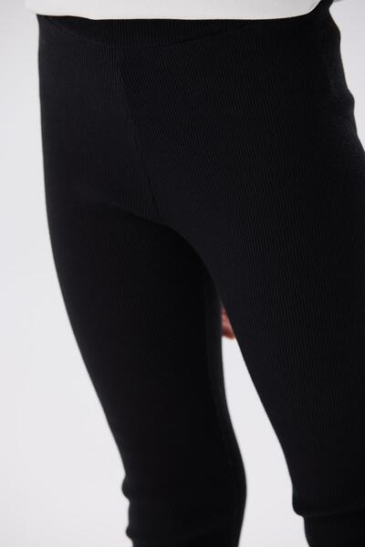 Tyess BG Store Girl's Black Tights