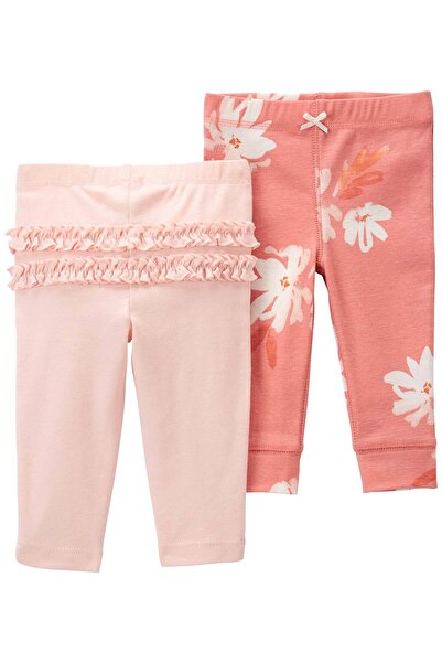 Carter's Kız Bebek 2Li Pantolon Set