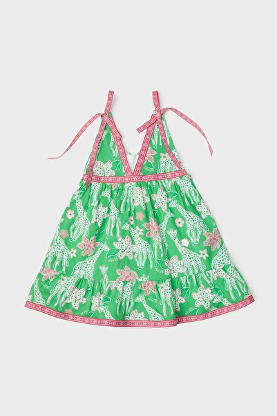 GB Baby BG Store Kız Bebek Desenli Elbise