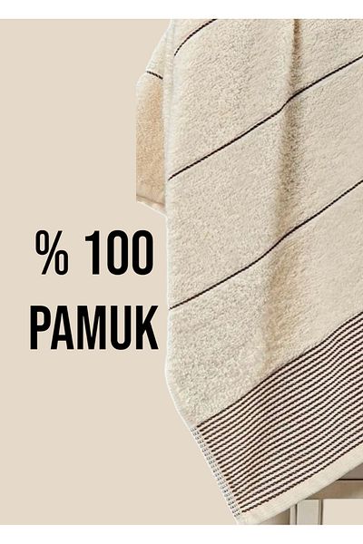 HOMENFA 6 Hand & Face Towels (100% Cotton, 50 X 90 cm)