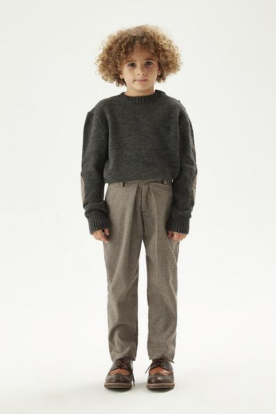 Nebbati BG Store Boy Patterned Trousers 23FW0NB3230
