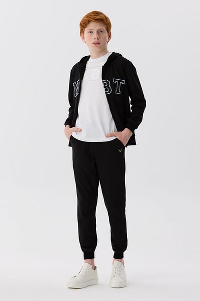 Nebbati Bg Store Boy's Black Sweatpants