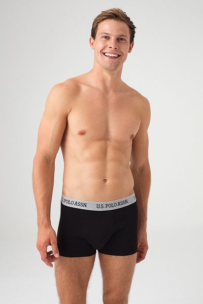 U.S. Polo Assn. Men's Black 2 Pack Boxer