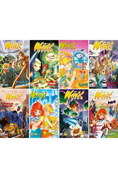 Komikşeyler Yayıncılık Winx Club 1-2-3-4-5-6-7-8 FASİKÜL SET