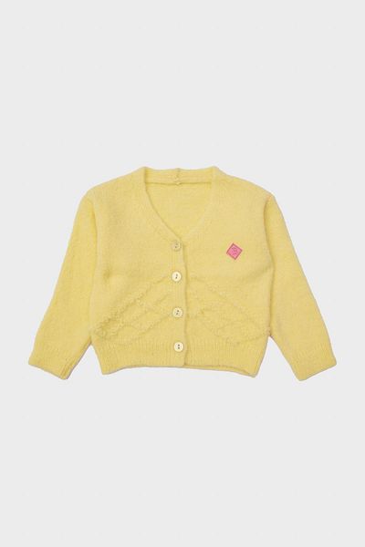 GB Baby Bg Store Baby Girl Yellow Cardigan 23Fw0Bg2411