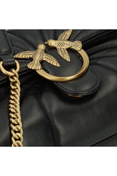 PİNKO Love Puff Schultertasche Leder 23 cm