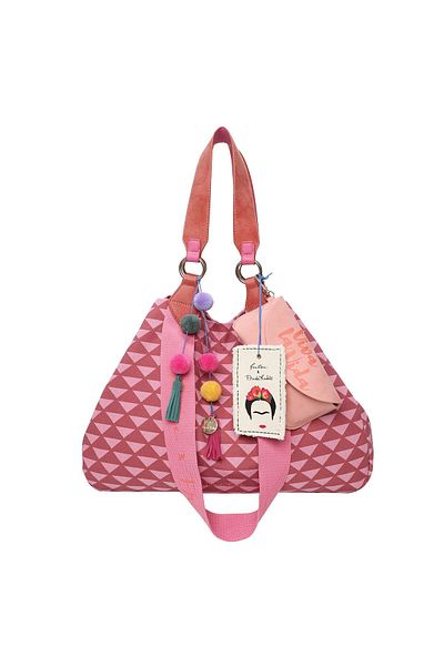 Fritzi aus Preußen Geanta Shopper Fritzi x Frida Kahlo Izzy Mediu Limitata 42 cm