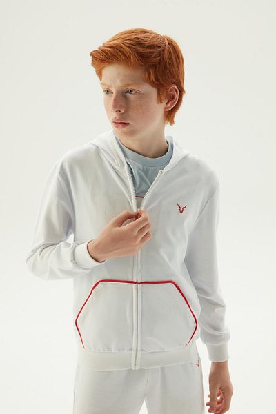 Nebbati Bg Store Boy's White αθλητική φόρμα